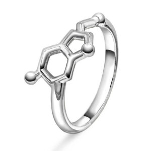 Ring i sølv, serotonin