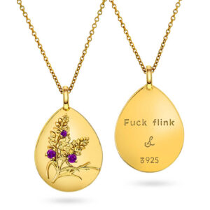 Medaljong "Fuck Flink"